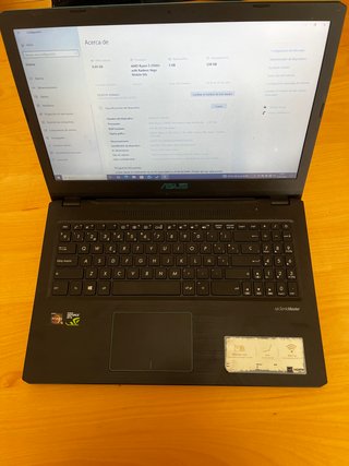 Portátil Asus Negro/Multicolor