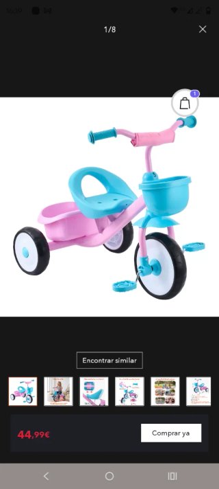 Triciclo infantil
