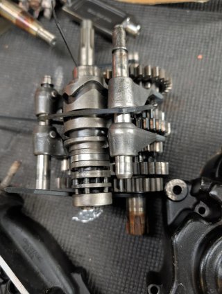 Cagiva Mito 125 Motor 7 velocidades Desmontado