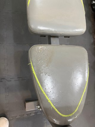 Banco de pesas para gimnasio