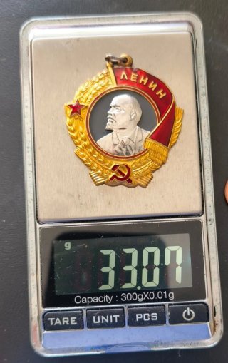 Orden  medalla Lenin urss (Original)