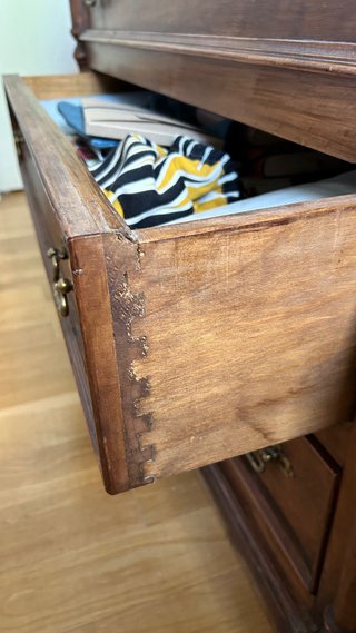 Escritorio secreter / bureau antiguo de madera mac