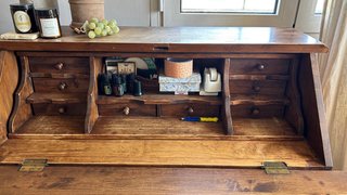 Escritorio secreter / bureau antiguo de madera mac