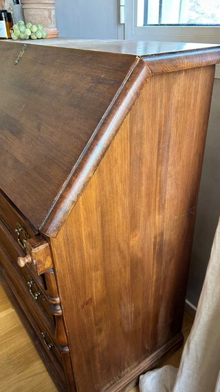 Escritorio secreter / bureau antiguo de madera mac