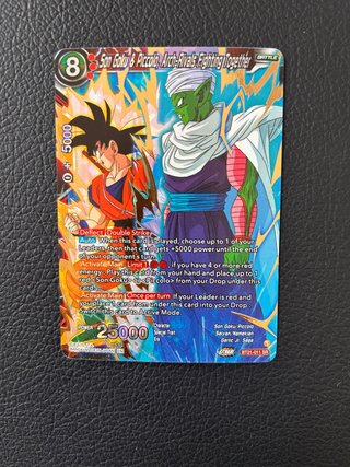 Carta Dragon Ball Son Goku & Piccolo BT21-011 SR