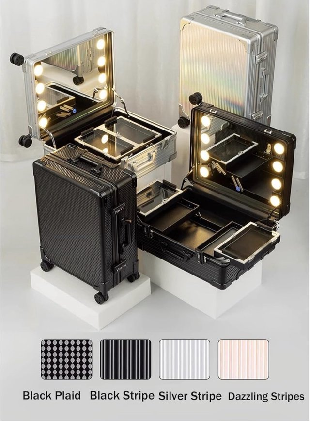 Maletín Maquillaje HJXGQJM con Ruedas - miniatura 3