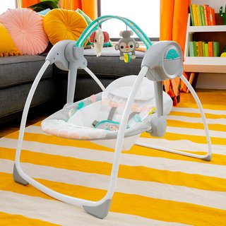 Bright Starts, Columpio Automático Portátil de 6 V