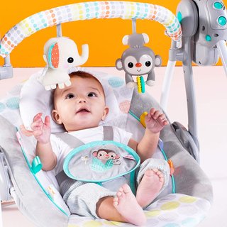 Bright Starts, Columpio Automático Portátil de 6 V