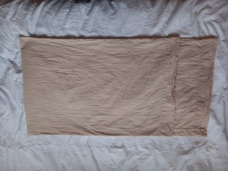 Juego de Cama Beige, Blanco y Morado