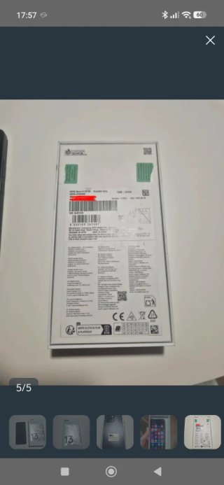 OPPO Reno13 FS 5G Grigio Grafite
