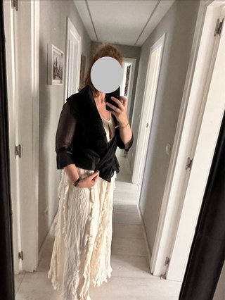 Chaqueta de fiesta negra