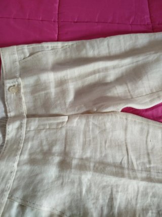 Pantalón Zara Mujer Beige Talla XL