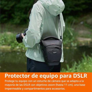 Amazon Basics bolso cámara impermeable acolchado