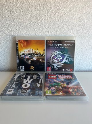 Consola PS3 Slim Negra 320 GB + juegos