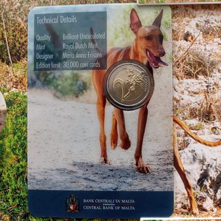 Malta 2026 Valletta y II-Kelb tal-Fenek Coin Card