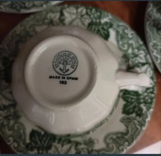 Juego de café La Cartuja de Sevilla