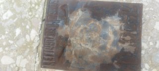 Chapa Antigua Peligro Muerte No Tocar
