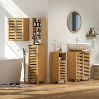 Mueble de baño de bambú
