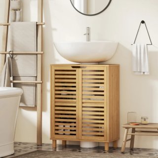 Mueble de baño de bambú