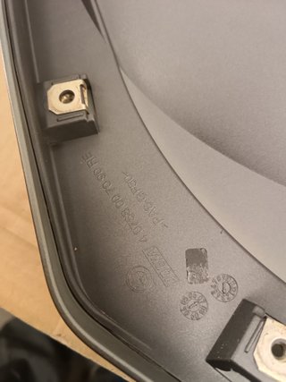 BMW R1200RT carenado panel lateral cubierta motor