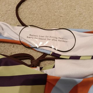 Bañador rayas colores mujer.Talla XS.Nuevo