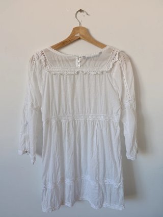 Blusa bohemia con encajes