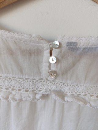 Blusa bohemia con encajes