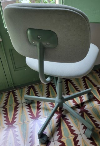 Silla giratoria oficina IKEA Bleckberget verde