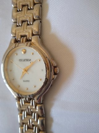 Reloj CELESEN Pulsera Oro y Plata