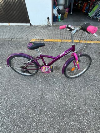 Bicicleta infantil B'TWIN lila