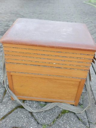 Cassettiera da pesca vintage anni '60