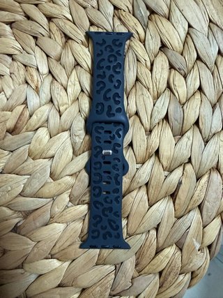 Correa Apple Watch 40mm Estampado Animal Negro
