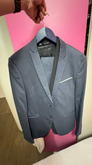 Traje ZARA azul Talla M