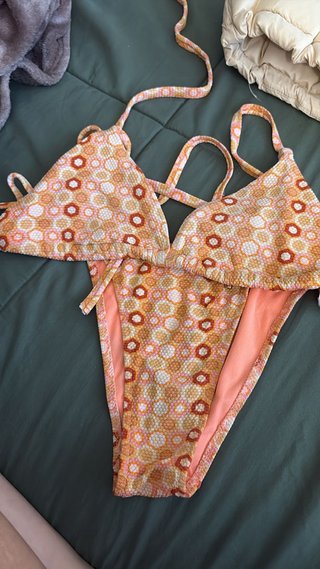 Bikini estampado geométrico talla M-L