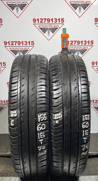 -155 60 15 T CONTINENTAL RUEDA AL 90% VIDA UTIL
