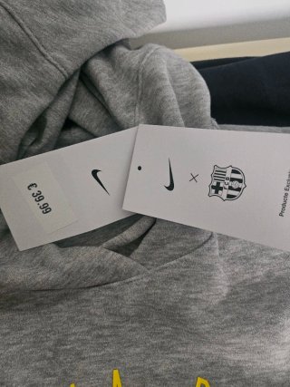 Felpa Nike Barcellona Basket Grigia XXL