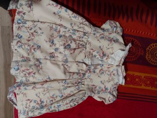 Vestido fiesta niña floral talla 12 meses.