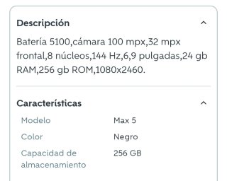 Smartphone cubot Max 5