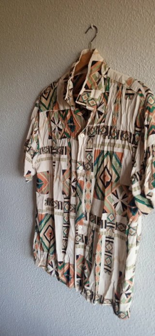 Camisa Pull&Bear Estampada Manga Corta