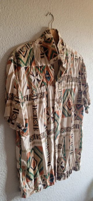 Camisa Pull&Bear Estampada Manga Corta