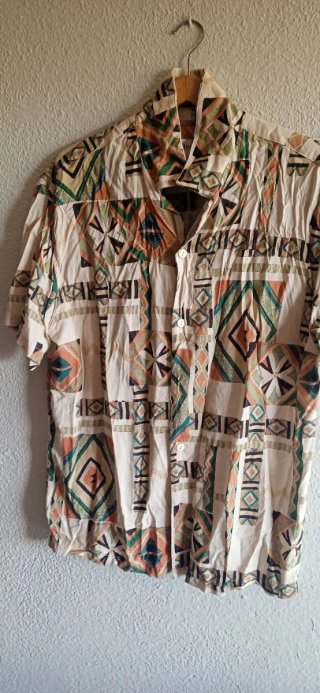 Camisa Pull&Bear Estampada Manga Corta