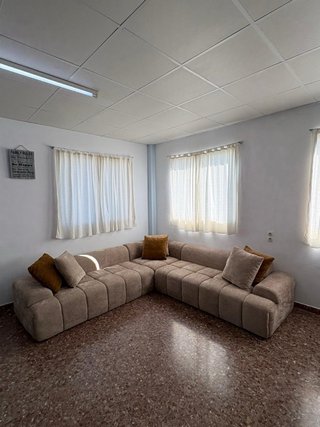 Sofá Rinconera Beige Tela