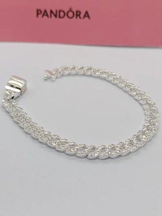 Pulsera Pandora Plata con Circonitas