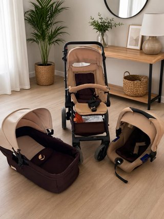 Carrito bebé, capazo y silla coche