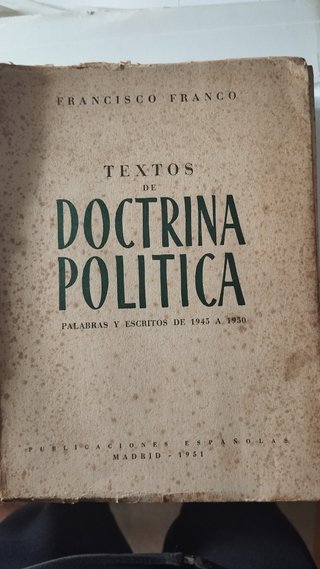 Textos de doctrina politica Pal