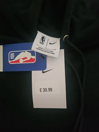 Felpa Nike NBA con cappuccio nera