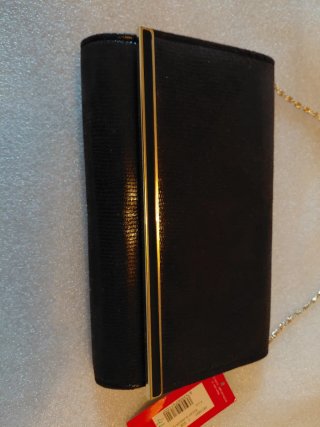 Bolso de fiesta negro y dorado