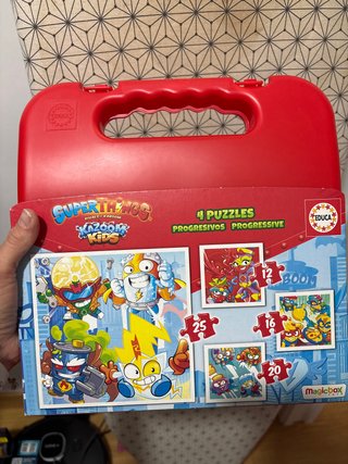 Superthings Kazoom Kids 4 Puzzles Educa