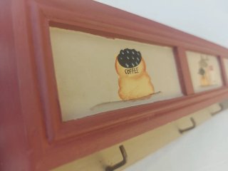 Appendino cucina legno decorato