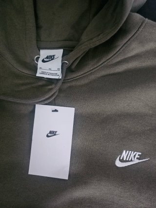 Felpa Nike con cappuccio color verde